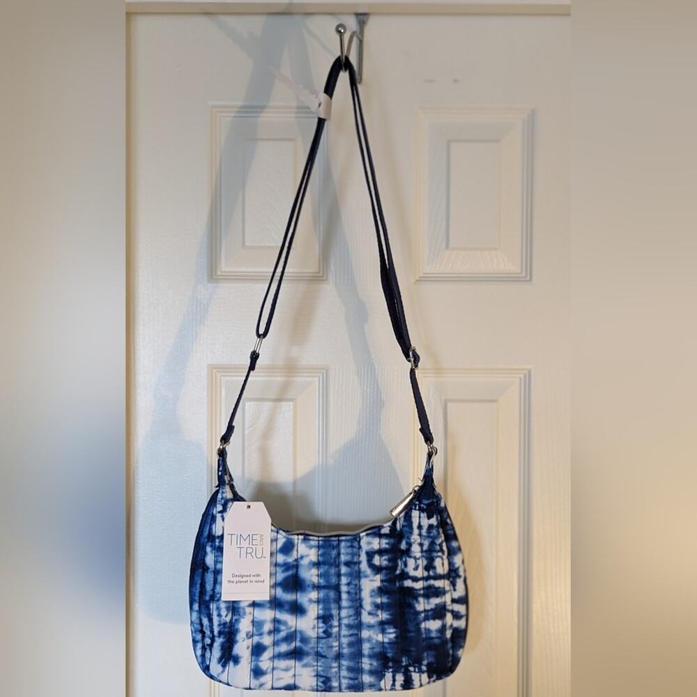 Time And Tru Purse White/Blue